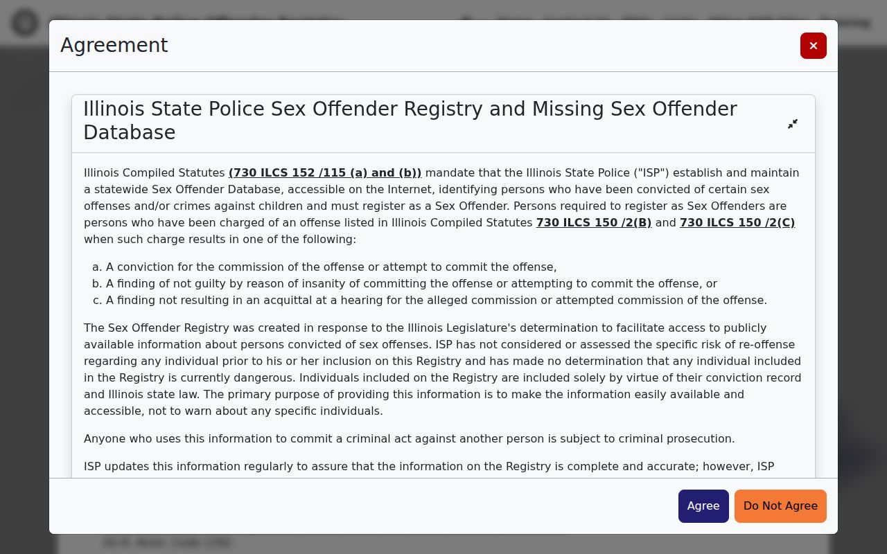 Illinois State Police registration duration and frequency answers